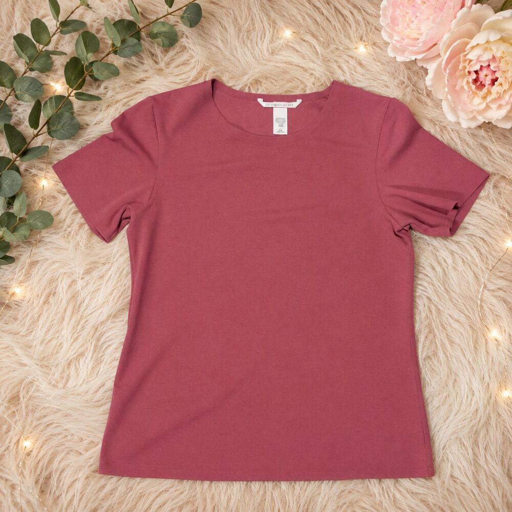 Victoria's Secret Women's  Short Sleeve Crew Neck T-Shirt Size L/G